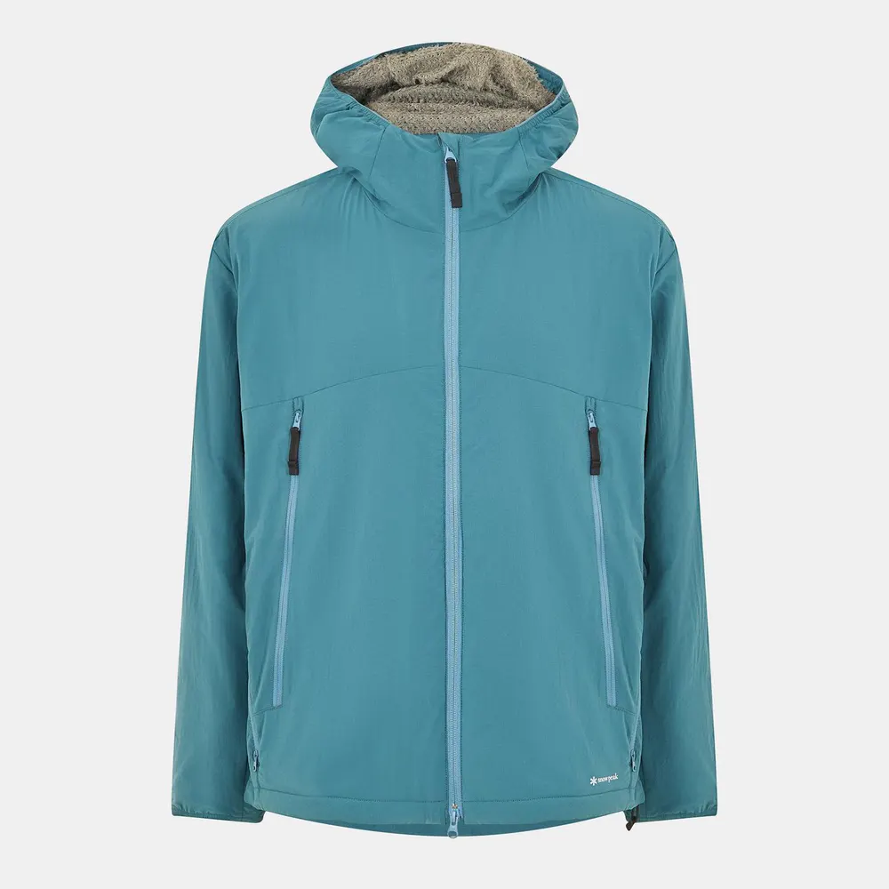 Snow Peak Men's Water-Resistant Adjustable Hood Rain Anorak