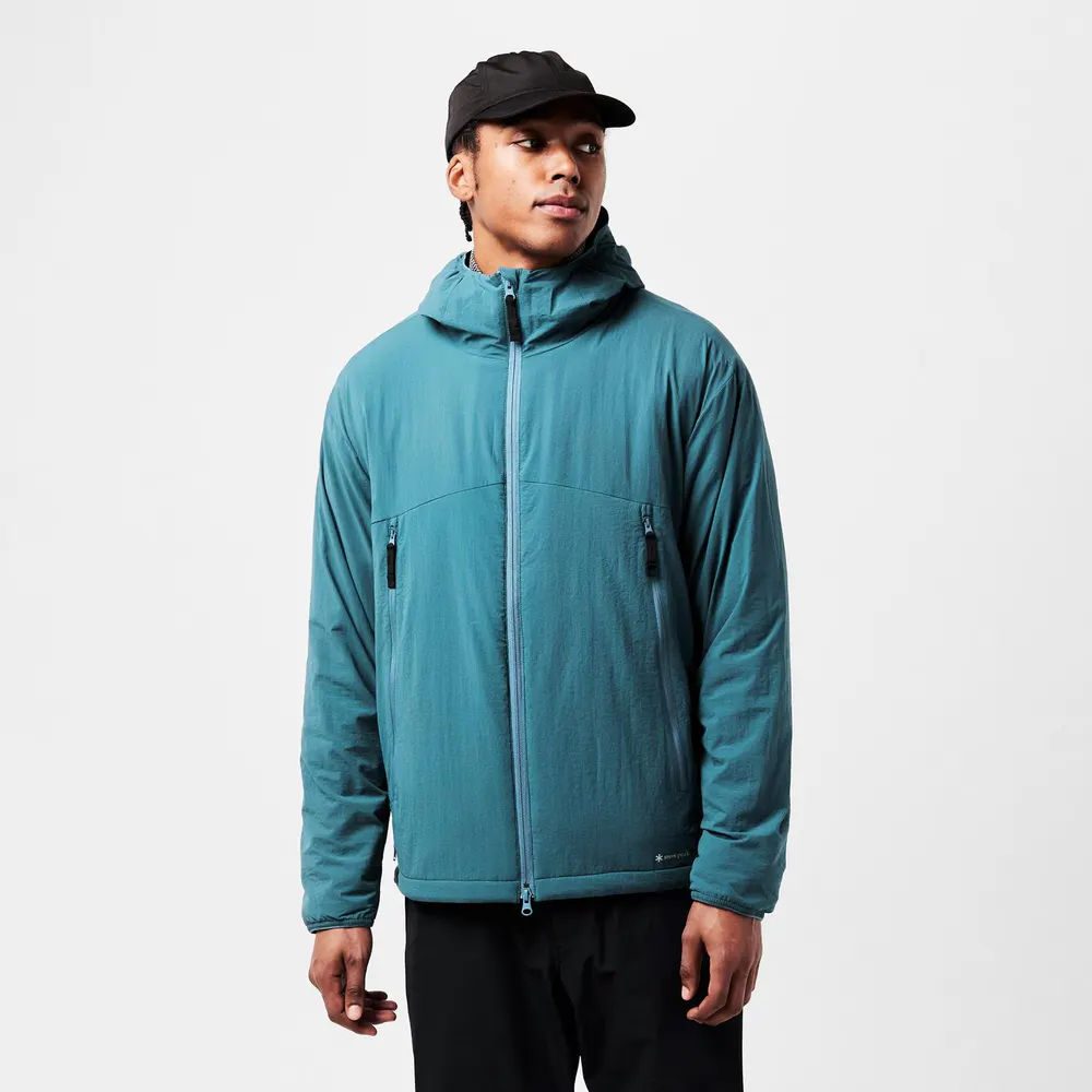 Snow Peak Men's Water-Resistant Adjustable Hood Rain Anorak detail 3