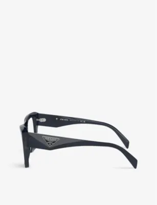 PRADA PR 09ZV sqaure-frame acetate optical glasses detail 3