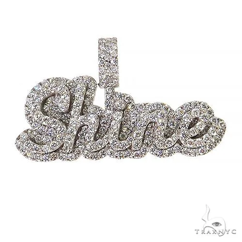 RINA - For Him CUSTOM Diamond Name Pendant 68487 in Rose Gold – Pendant