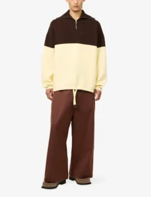 LOEWE Ibiza Drawstring-Waist Cotton Trousers detail 2