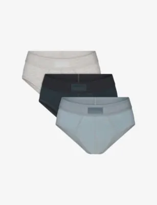 SKIMS Cotton Pack of Three Briefs