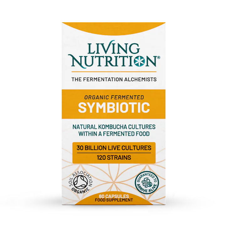 Living Nutrition Organic Fermented Symbiotic 60 Capsules