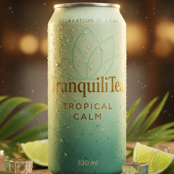 TranquiliTea Tropical Calm 330ml X 12 Can, additional product view 2