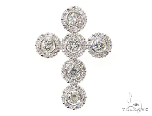 RINA - For Him FACTORY Bezel Diamond Cross Crucifix 40797 in Rose Gold – Pendant