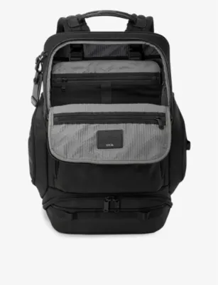 TUMI Renegade front-pocket top-handle ballistic-nylon backpack detail 2