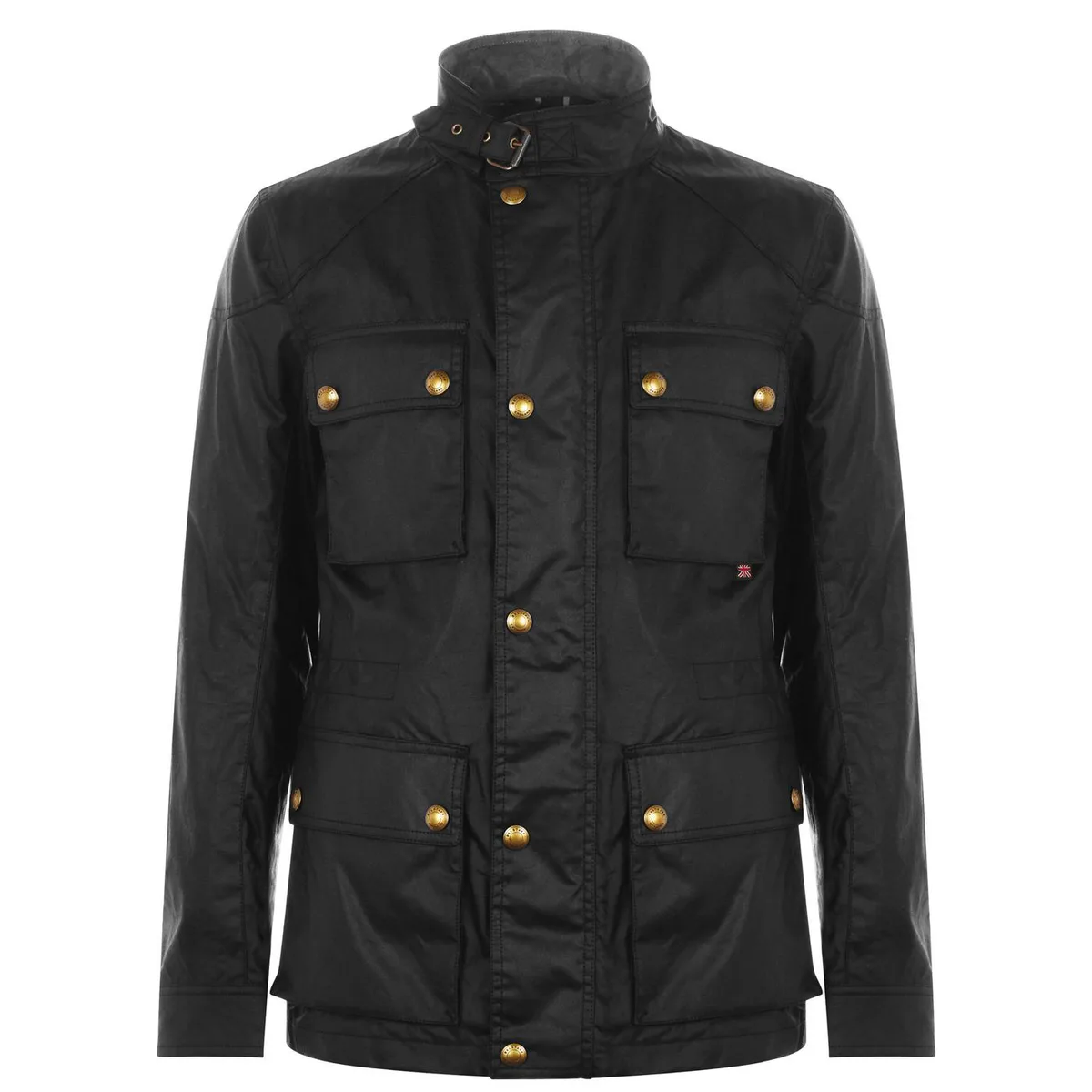 Belstaff Men's Fieldmaster Water and Wind Resistant Cotton Long Sleeve Wax Jacket