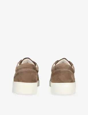 JUDE LLOW Nico Suede Trainers - EUR 45 / 11 UK MEN in TAUPE, additional product view 3