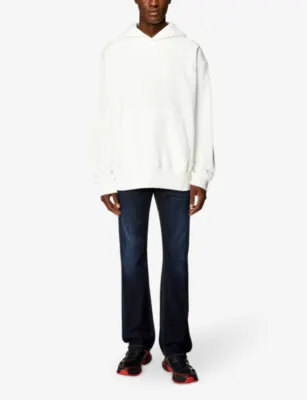 DIESEL 1985 Larkee faded-wash straight-leg stretch-denim jeans detail 2