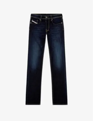 DIESEL 1985 Larkee faded-wash straight-leg stretch-denim jeans