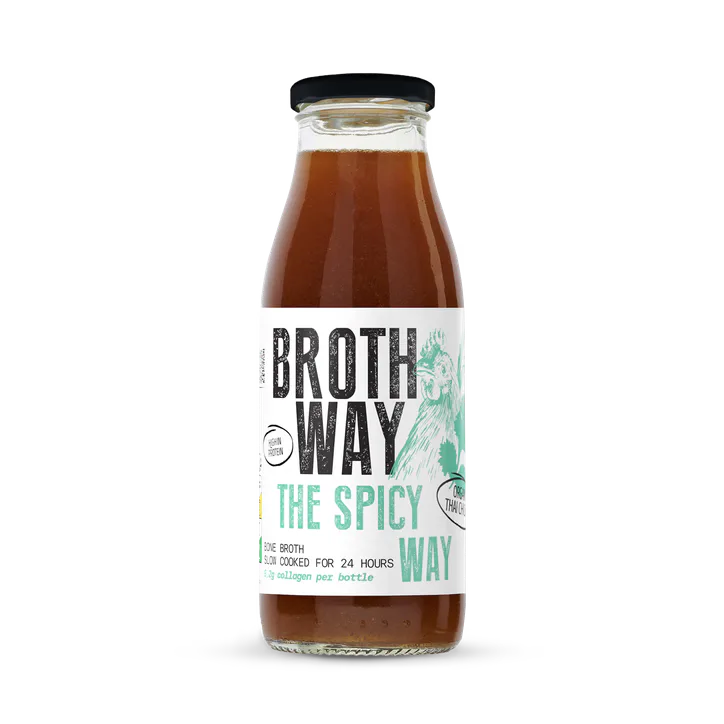 Brothway The Spicy Way Thai Chicken Bone Broth 480ml – Food & Drink > Food Cupboard > Bone Broth, Gravy & Stock