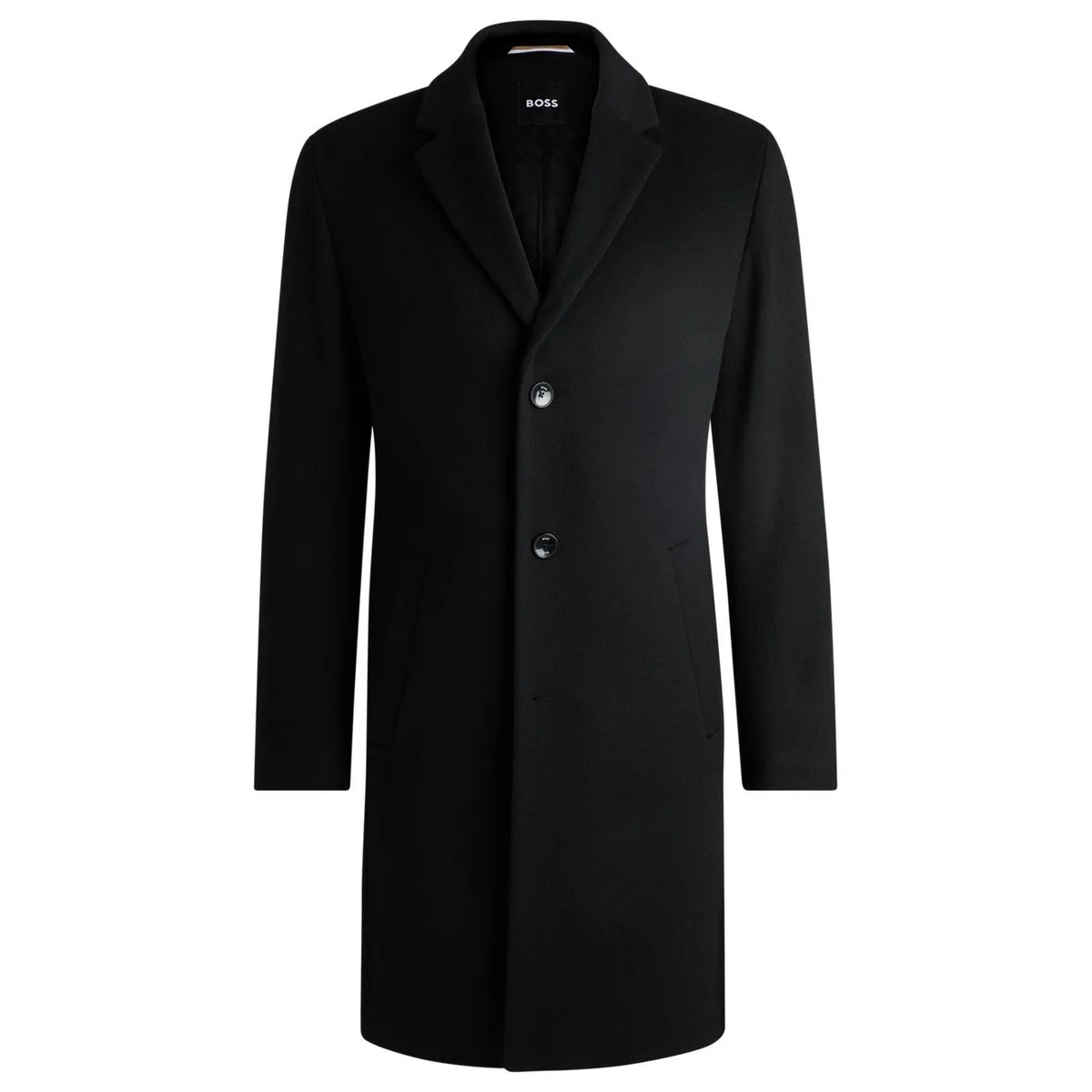 Boss Men's HHyde C Black Overcoat
