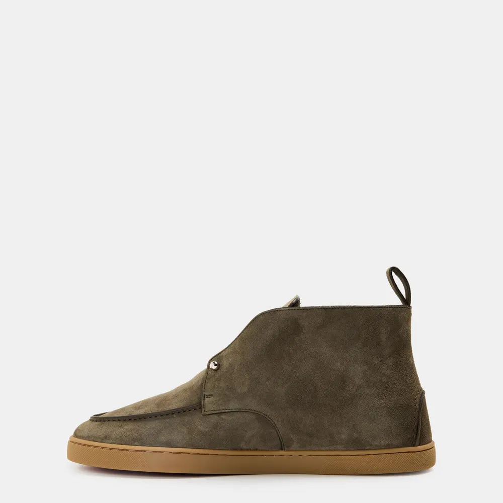 Christian Louboutin Men's Char Chambeliss Chukka Boots in Bronzo, additional product view 2