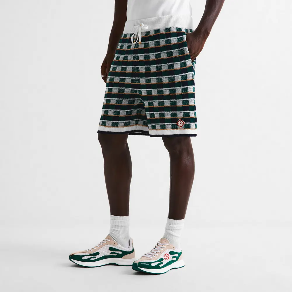 Casablanca Casa Mosaic Shorts Sn64 detail 3