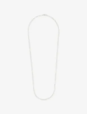 TOM WOOD Billie Chain White Rhodium-Plated 925 Sterling Silver Necklace