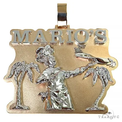 RINA - For Him CUSTOM Custom Made Mario's Flying Pizza Pendant 68228 – Pendant