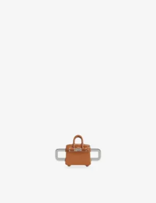 POUBEL Handbag Sterling-Silver and Enamel Charm