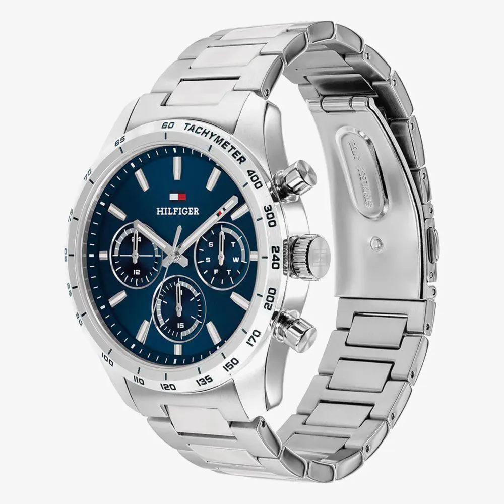 Tommy Hilfiger Hampton 42mm Mens Watch Blue detail 2