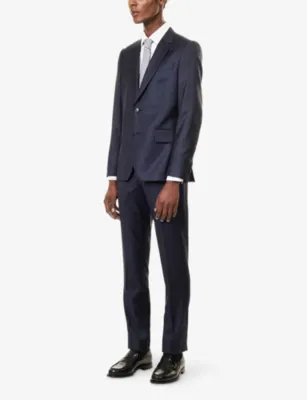 PAUL SMITH Pin Dot Slim-Fit Wool Trousers detail 2