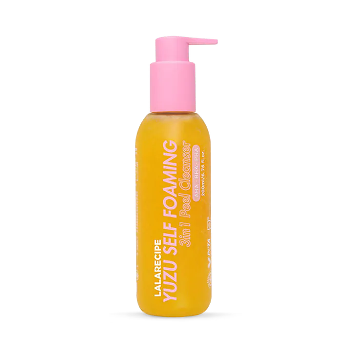 LALARECIPE Yuzu Self Foaming 3-in-1 Cleanser 200ml