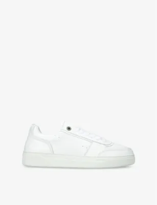 REPRESENT Initial leather low-top trainers - EUR 41.5 / 7.5 UK MEN in White – Mens | Trainers | Lace up trainers
