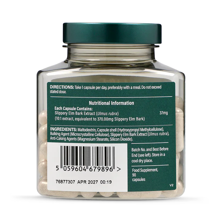 For Him Slippery Elm Bark 370mg 90 Capsules, additional product view 3