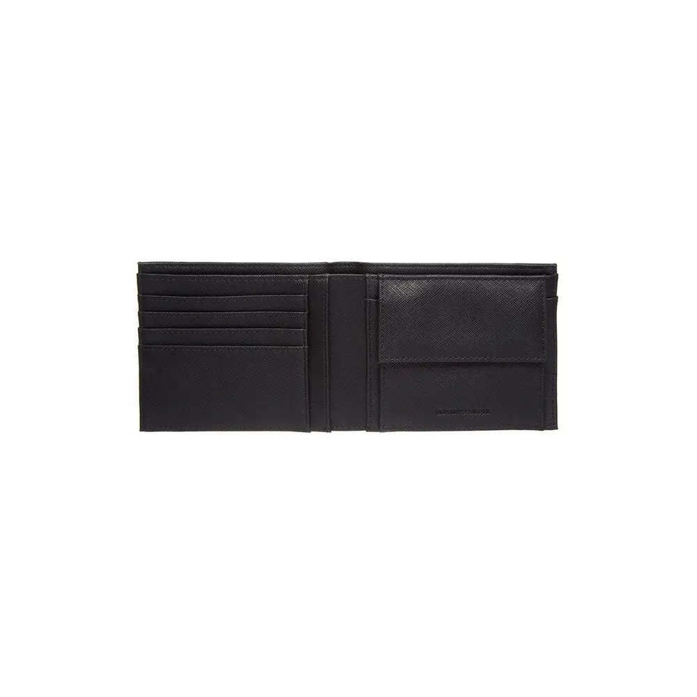 Emporio Armani Men's Leather Billfold Wallet detail 2