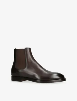 ZEGNA Torino Leather Chelsea Boots - EUR 43.5 / 9.5 UK MEN detail 3