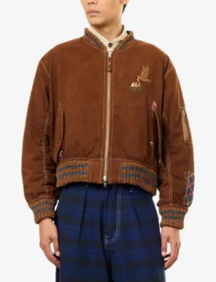 STORY MFG Seed Cotton Bomber Jacket in Work Is Love, additional product view 3