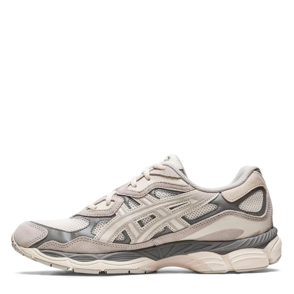 Asics Gel-Nyc Trainers in Cream/Oyster, additional product view 2