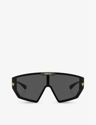 VERSACE VE4461 irregular-frame acetate sunglasses