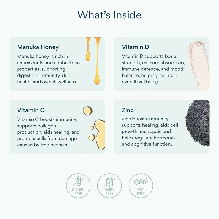 Bettervits Manuka Honey Immunity Gummies, additional product view 3