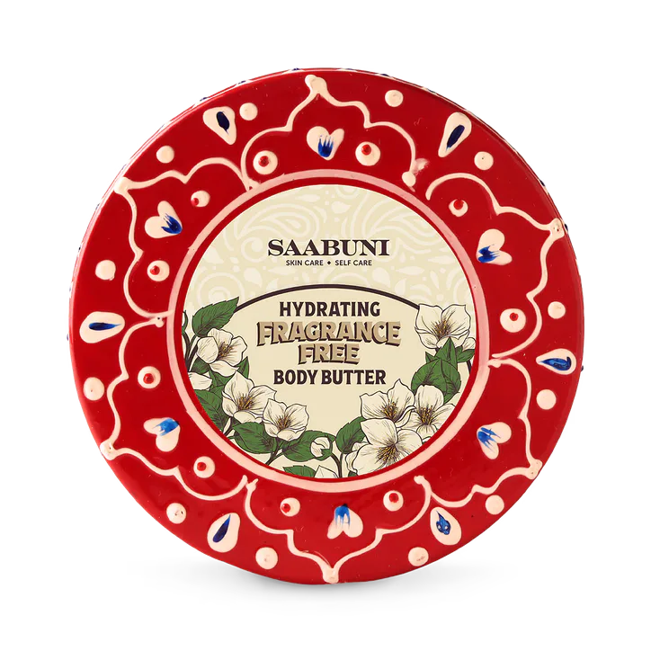 Saabuni Hydrating Fragrance Free Body Butter with Jojoba Oil - 100g