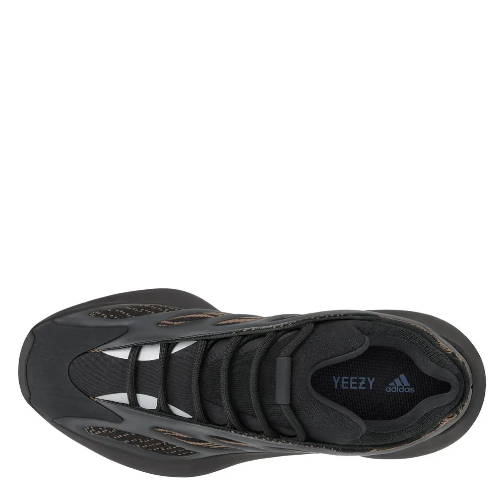 Yeezy Men's 700 V3 Clay Brown Glow in the Dark Sneakers in Clay Brown, additional product view 3