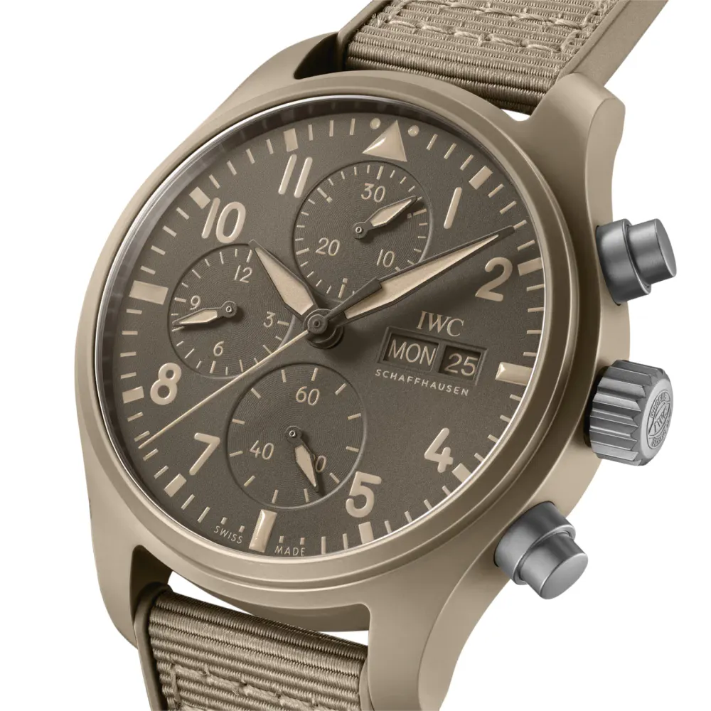 IWC Pilot Chronograph 41 TOP GUN Mojave Desert Mens Watch detail 2