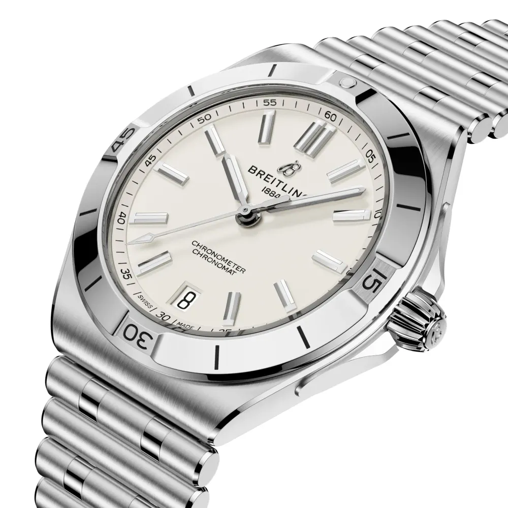 Breitling Chronomat B31 40mm Mens Watch White in White, additional product view 2