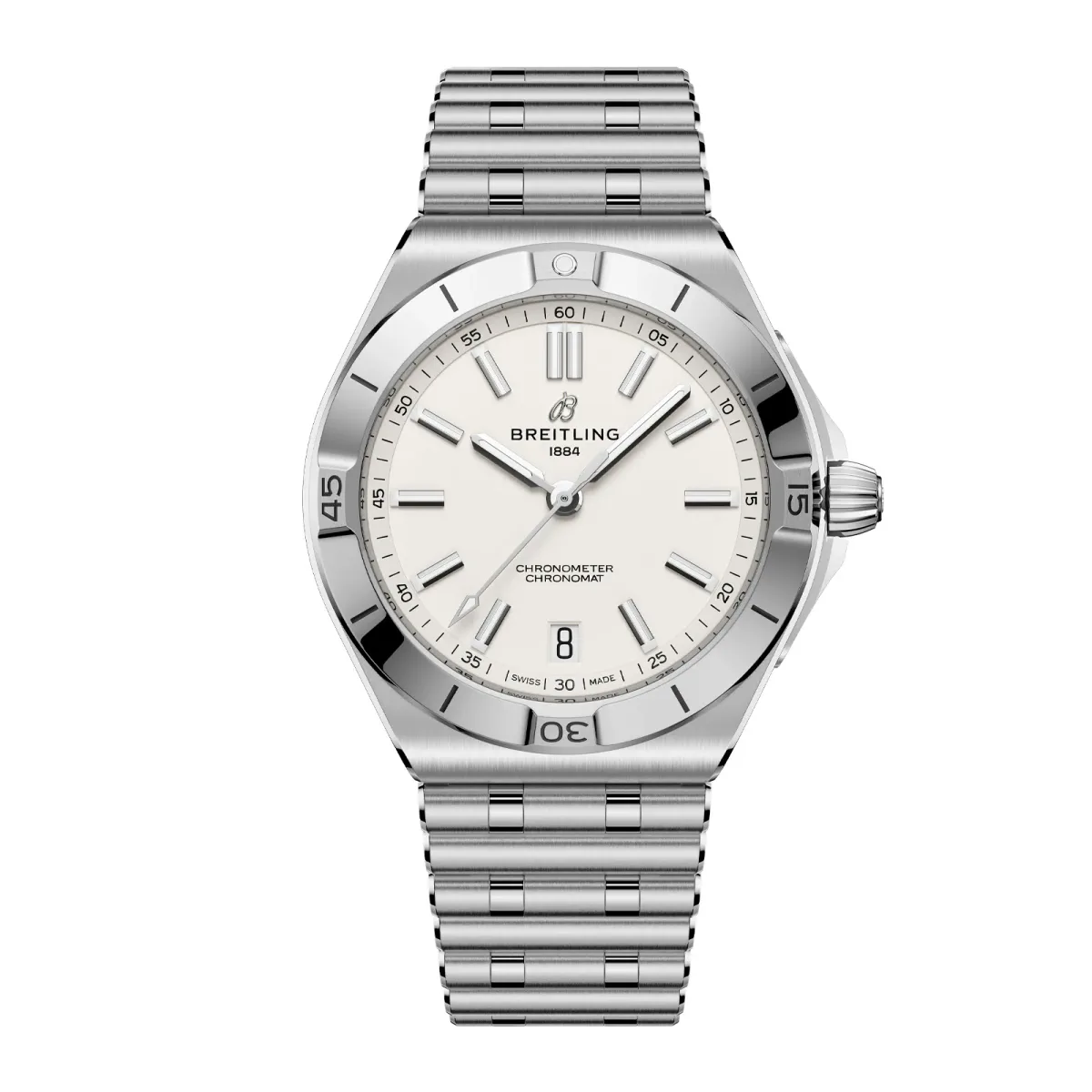 Breitling Chronomat B31 40mm Mens Watch White