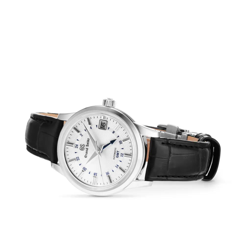 Grand Seiko Automatic GMT Snowdrop 39.5mm Mens Watch White in Silver, additional product view 2