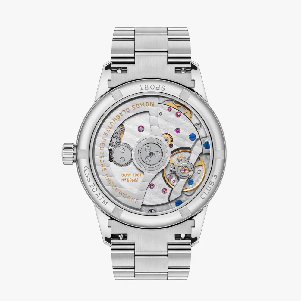 NOMOS Glashutte Club Sport Neomatik 34mm Watch Purple in Purple, additional product view 2