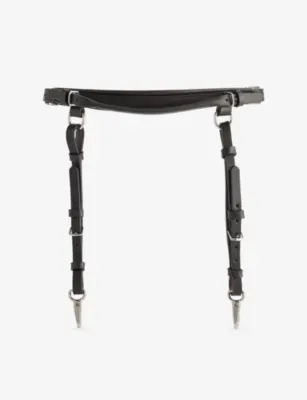 SIMONE ROCHA Tassle-Trim Leather Belt in BLACK – Mens | Belts
