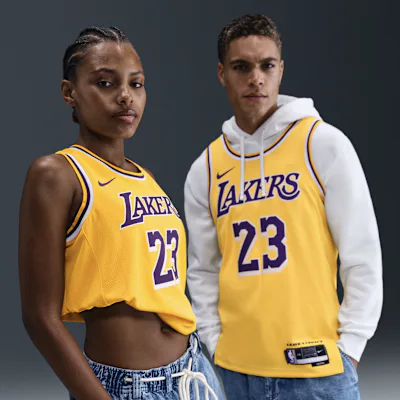 Nike LeBron James Los Angeles Lakers Icon Edition 2022/23 Nike Dri-FIT NBA Swingman Jersey - Amarillo