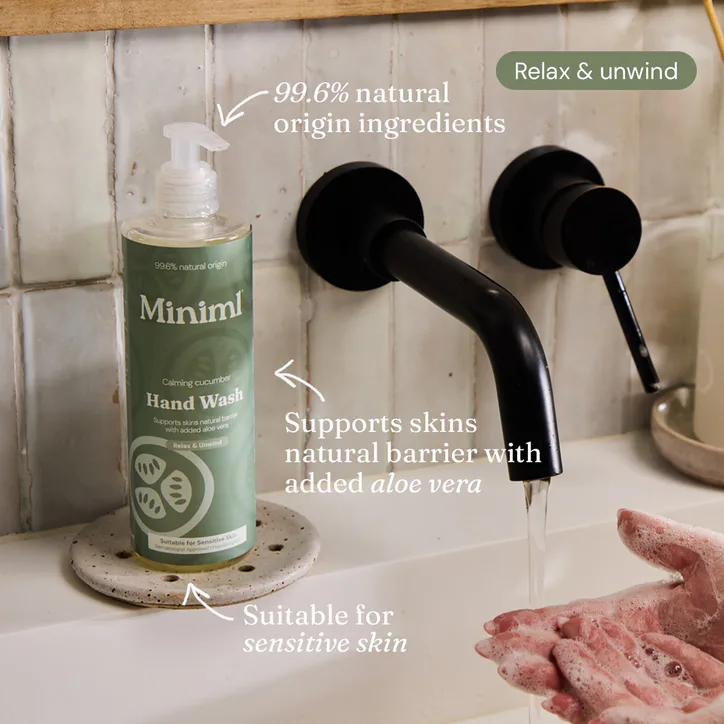 Miniml Hand Wash - Calming Cucumber - 400ml, additional product view 2
