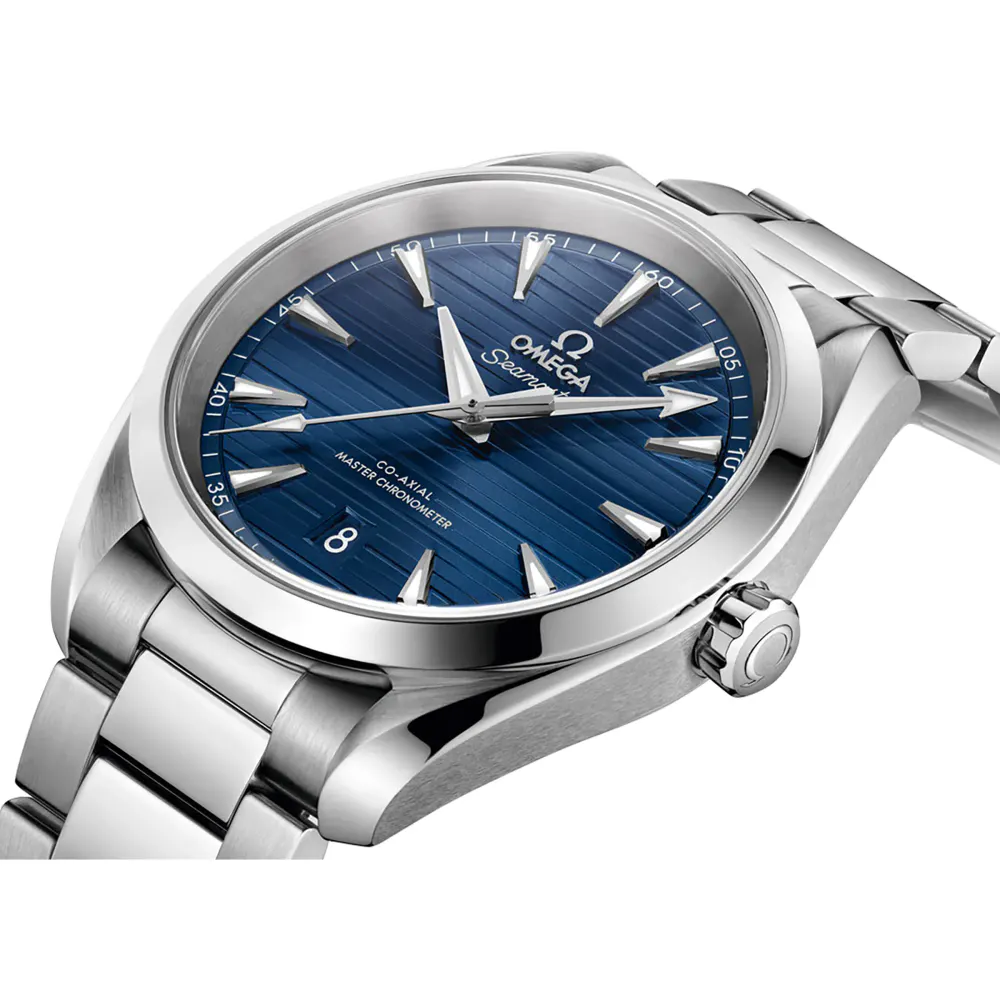 Omega Seamaster Aqua Terra 150M Mens Blue Dial 38mm Automatic Co-Axial Mens Watch detail 2
