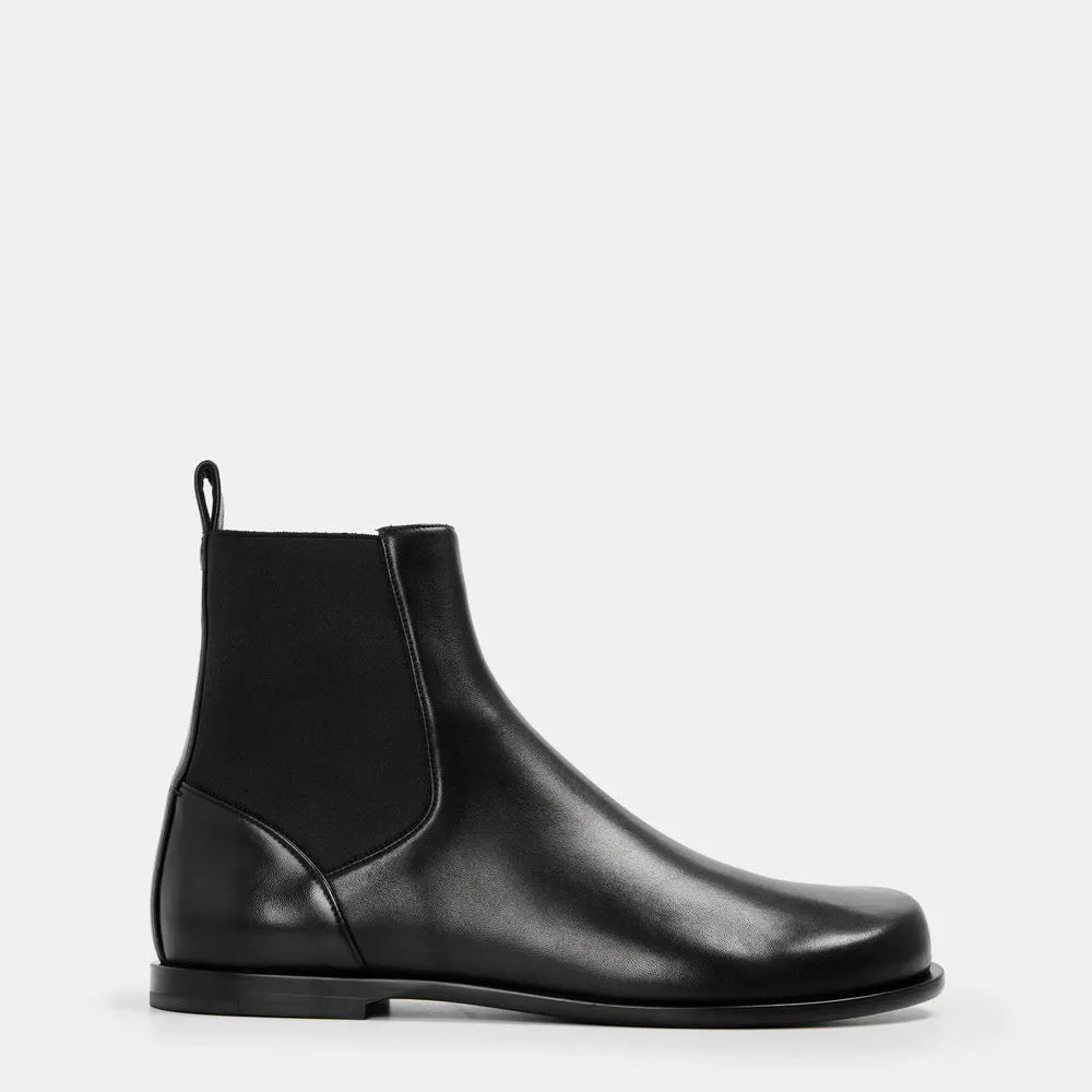 Fendi Men's Flat Ankle Boots in Black – Footwear