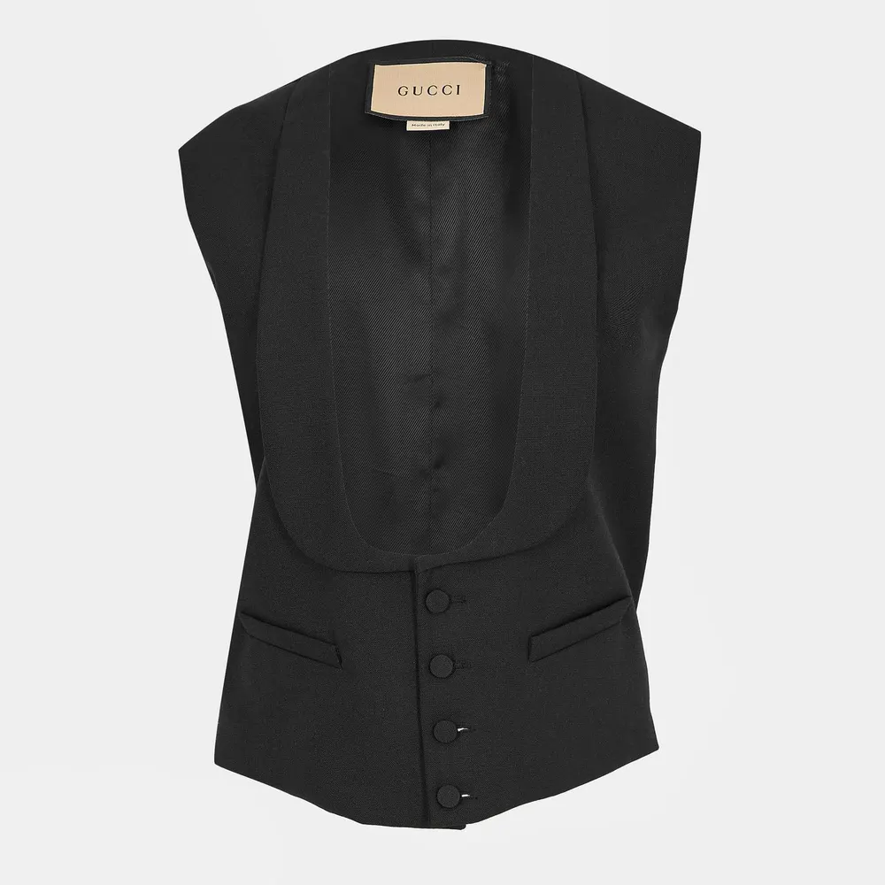 Gucci Men's Formal Tailored Fit Waistcoat