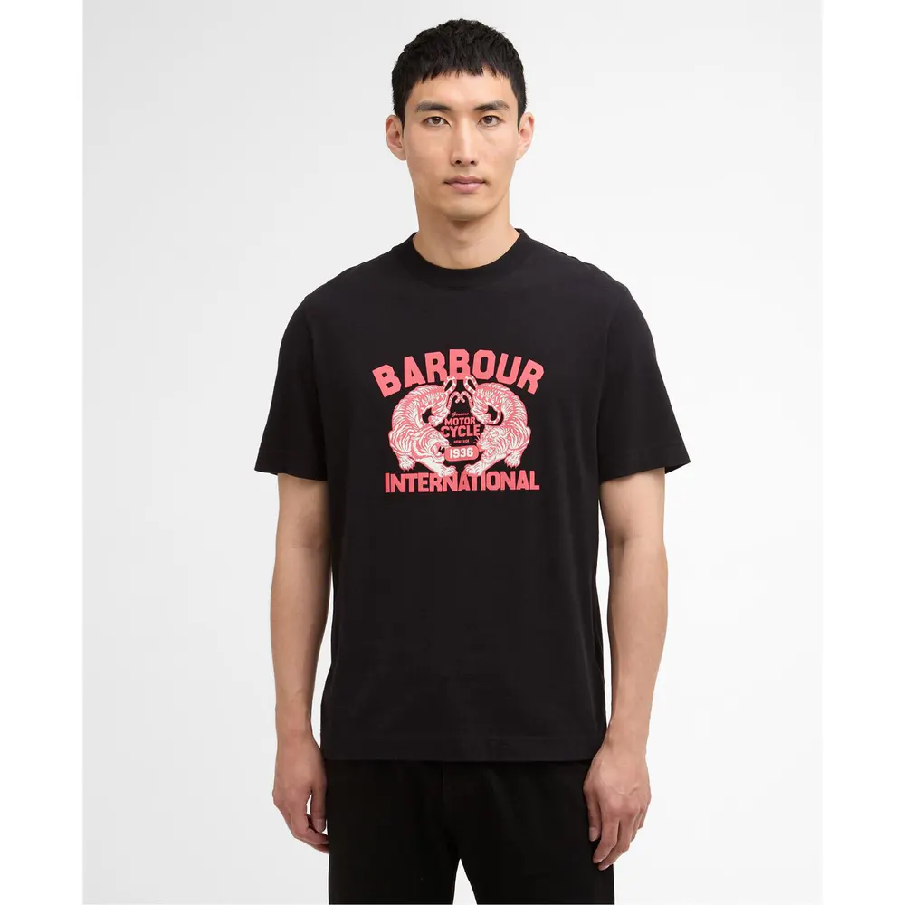 Barbour International Mens Talisman Graphic T-Shirt detail 2