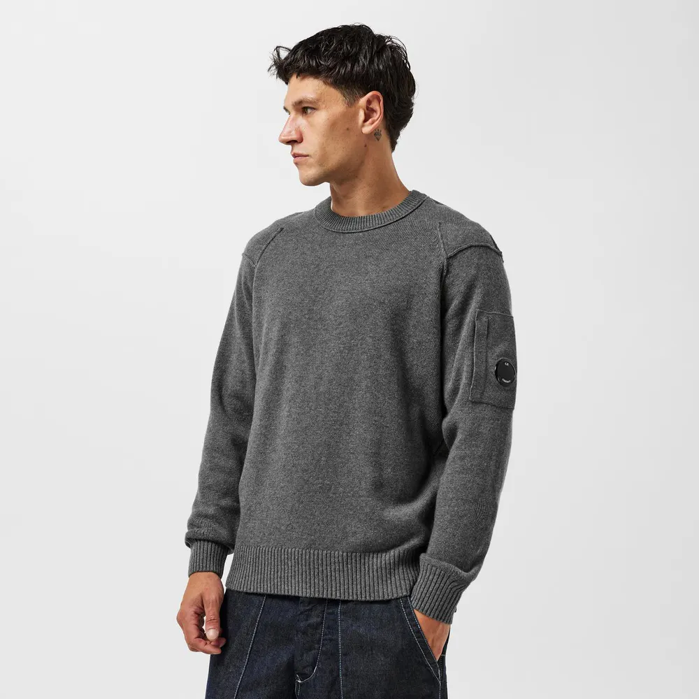 CP Company Lambswool Crewneck Jumper detail 3