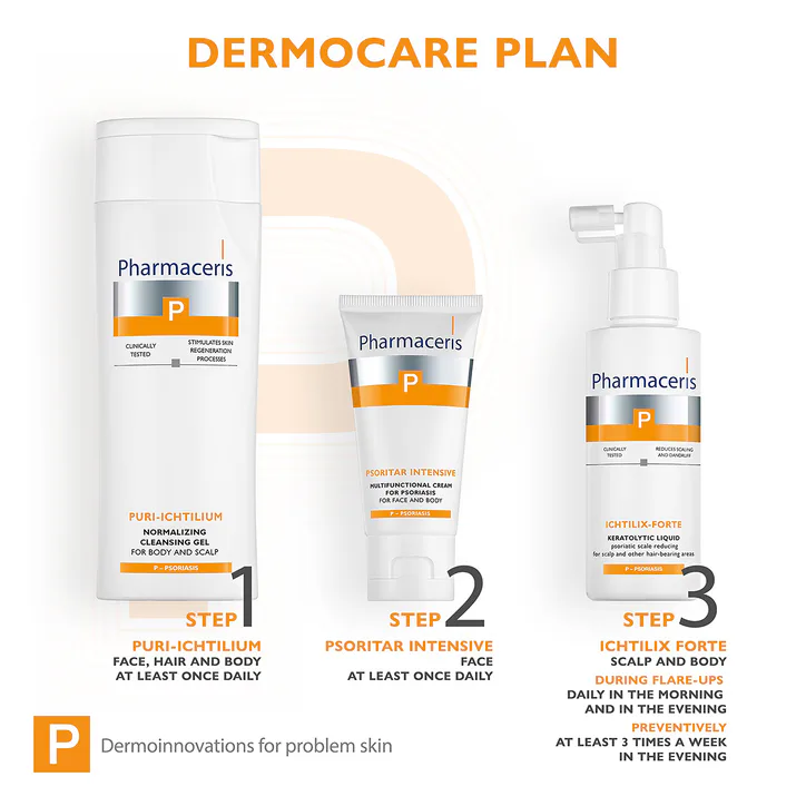 Pharmaceris P - Ichtilix-Forte Keratolytic Scalp Liquid for Psoriasis 125ml, additional product view 3