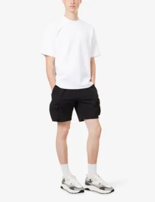 ARNE Patch-Pocket Woven Cargo Shorts detail 2