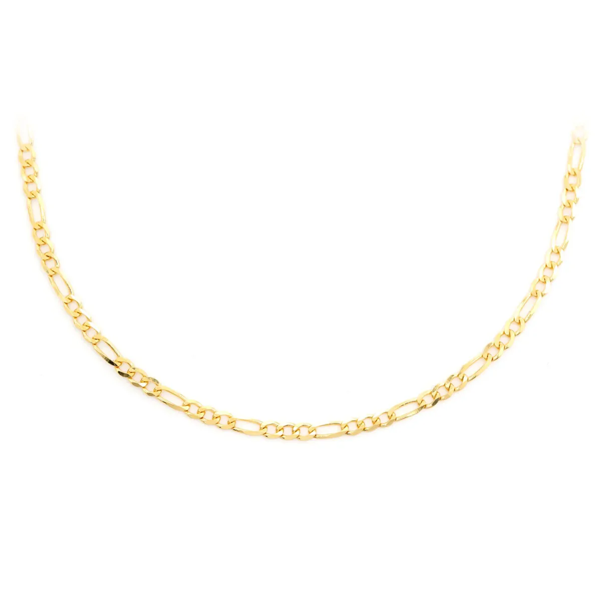 For Him Figaro Gold Chain in 2mm / Yellow Gold / 22" – Chain